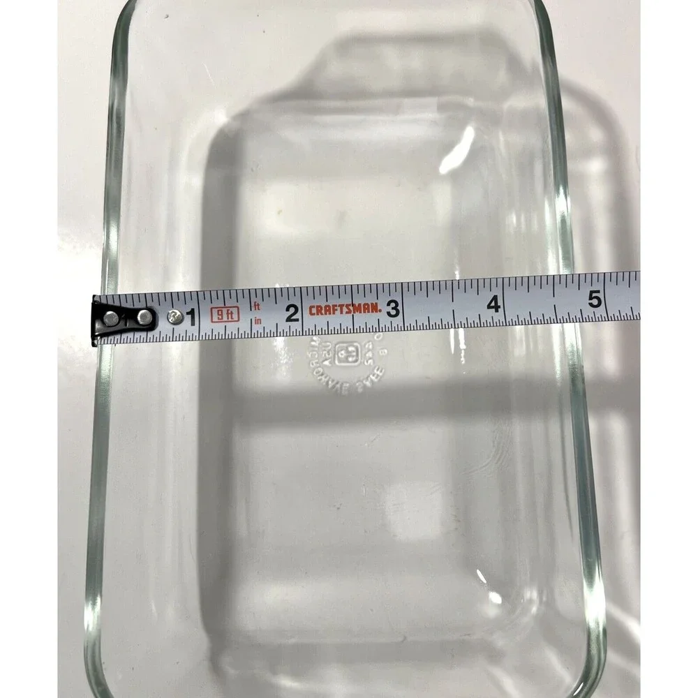 Anchor Hocking #443 Glass Handled Baking Dish 7.5 x 4 x 2